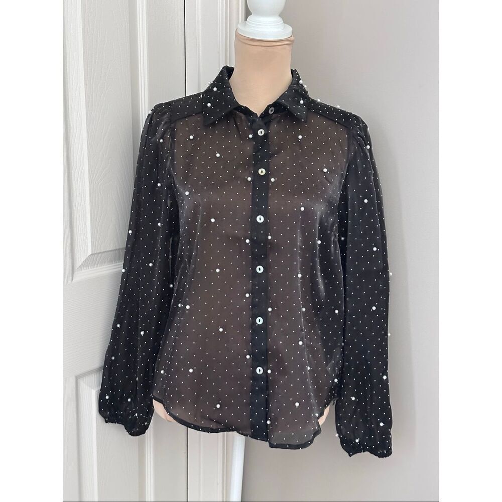 Lulu’s embellished blouse